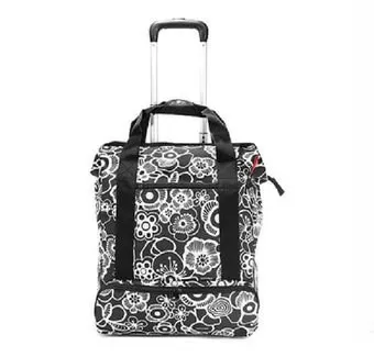 Wheeled floral tote — GN Textile archive N° 66